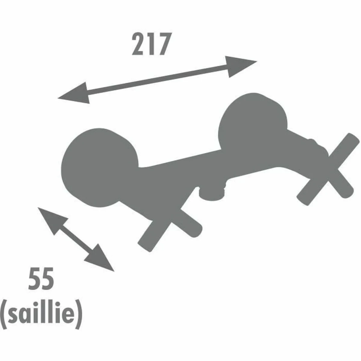 Grifo Monomando Edouard Rousseau Negro