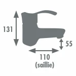 Grifo Monomando Edouard Rousseau