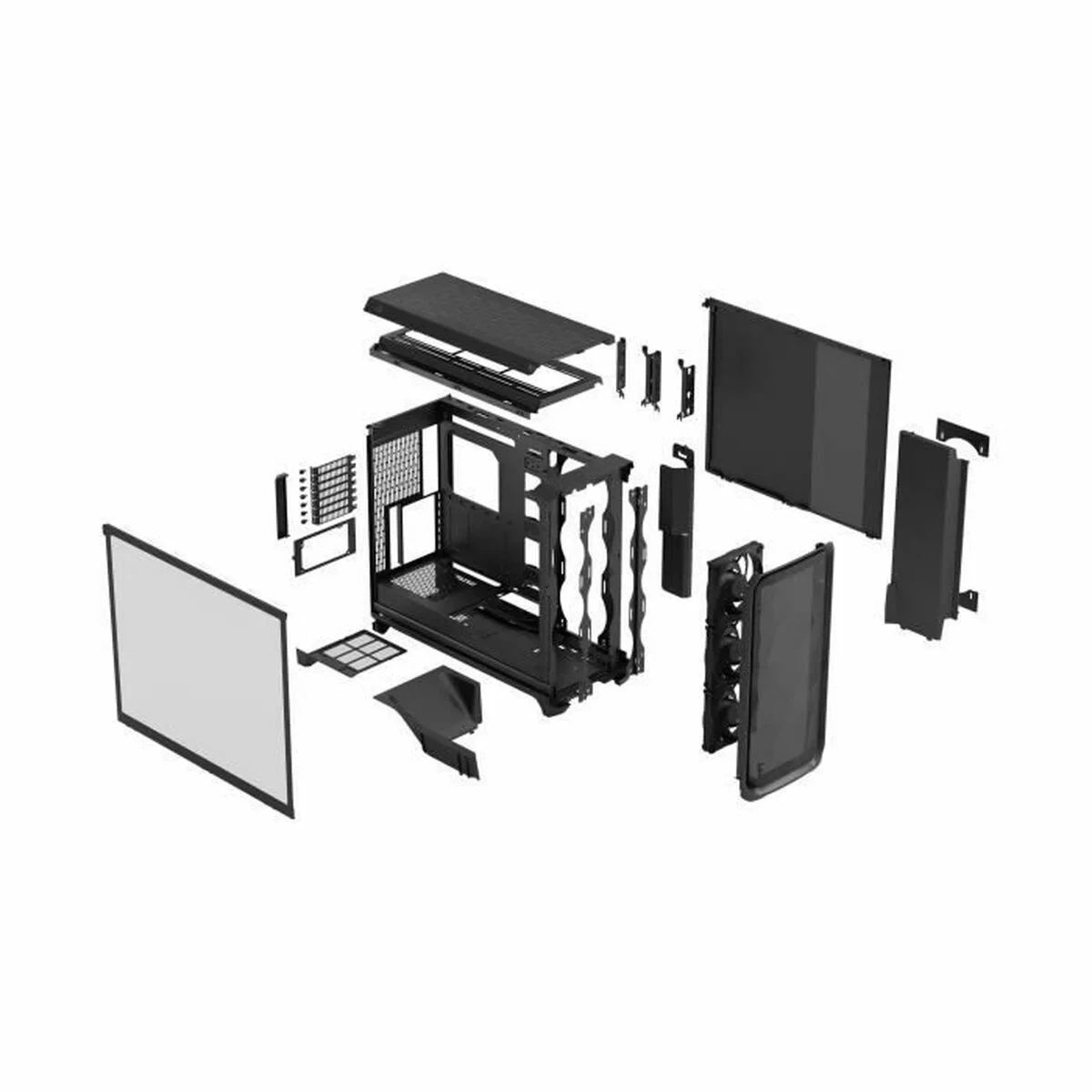 Caja Semitorre ATX Fractal Negro