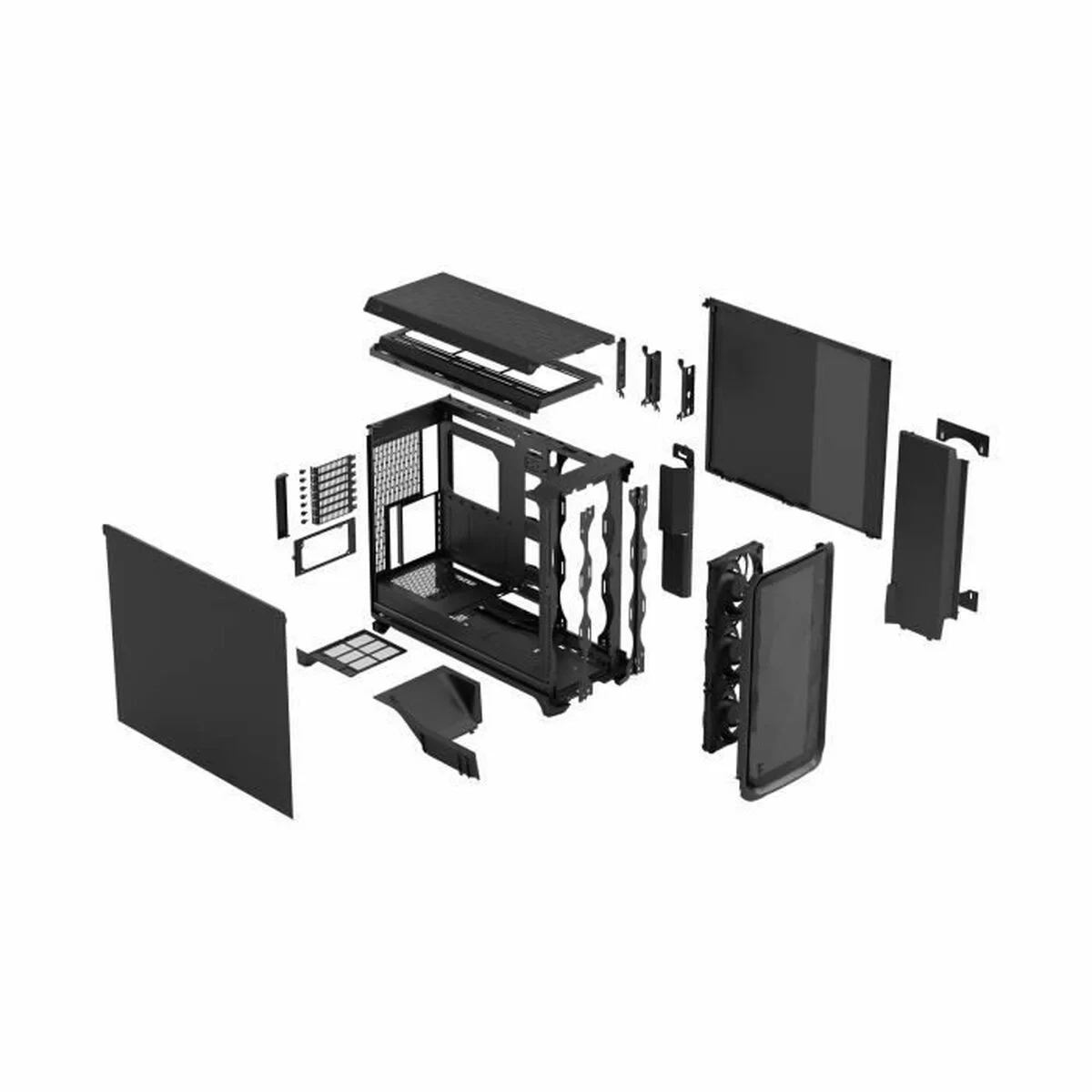 Caja Semitorre ATX Fractal Negro