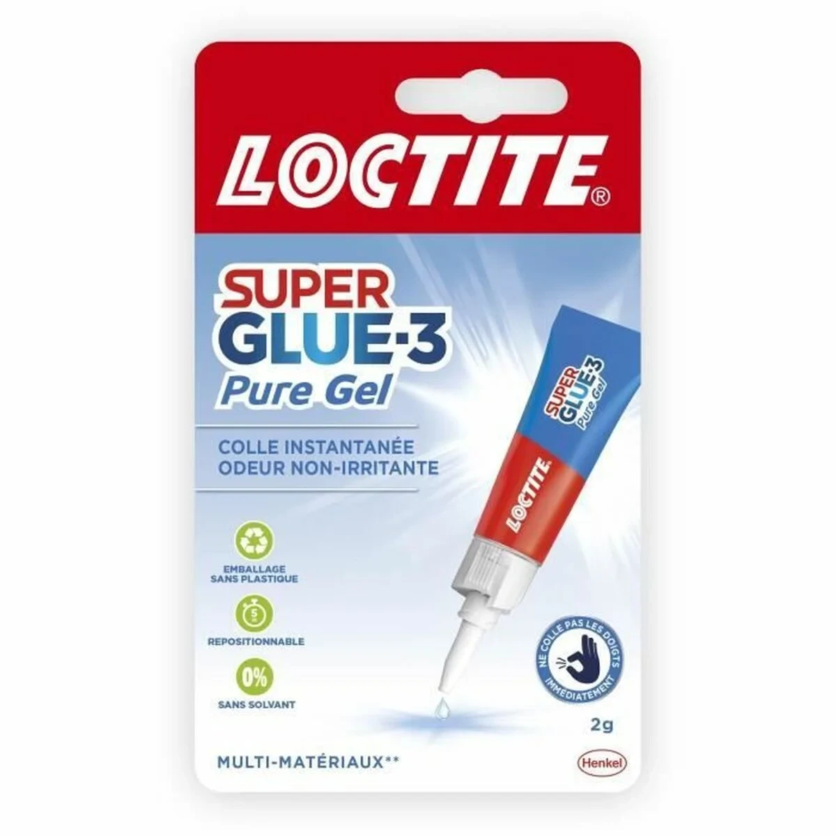 Cianocrilato Loctite SUPERGLUE-3 2 g