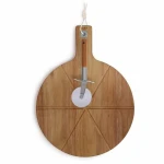 Cortador de Pizza Livoo Madera de acacia 30 x 45 cm