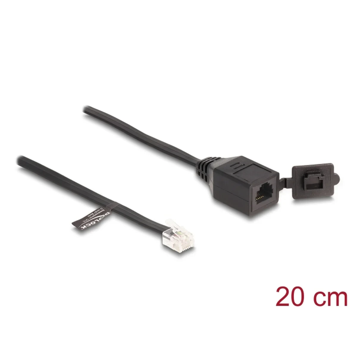 Cable USB DELOCK 88009 Negro 20 cm (1 unidad)