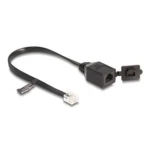 Cable USB DELOCK 88009 Negro 20 cm (1 unidad)