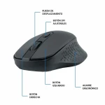 Teclado y Ratón CoolBox COO-KTR-03W