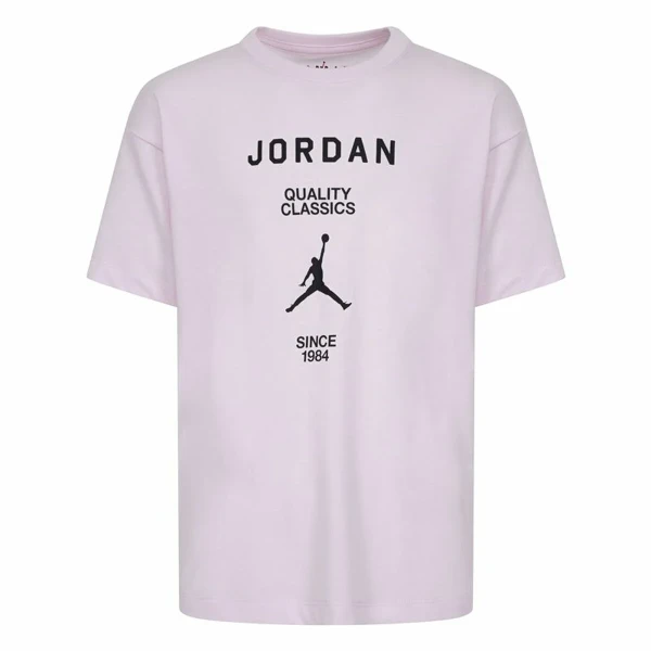 Camiseta de Manga Corta Infantil Jordan Jdg W J Ss Gf Gfx Rosa