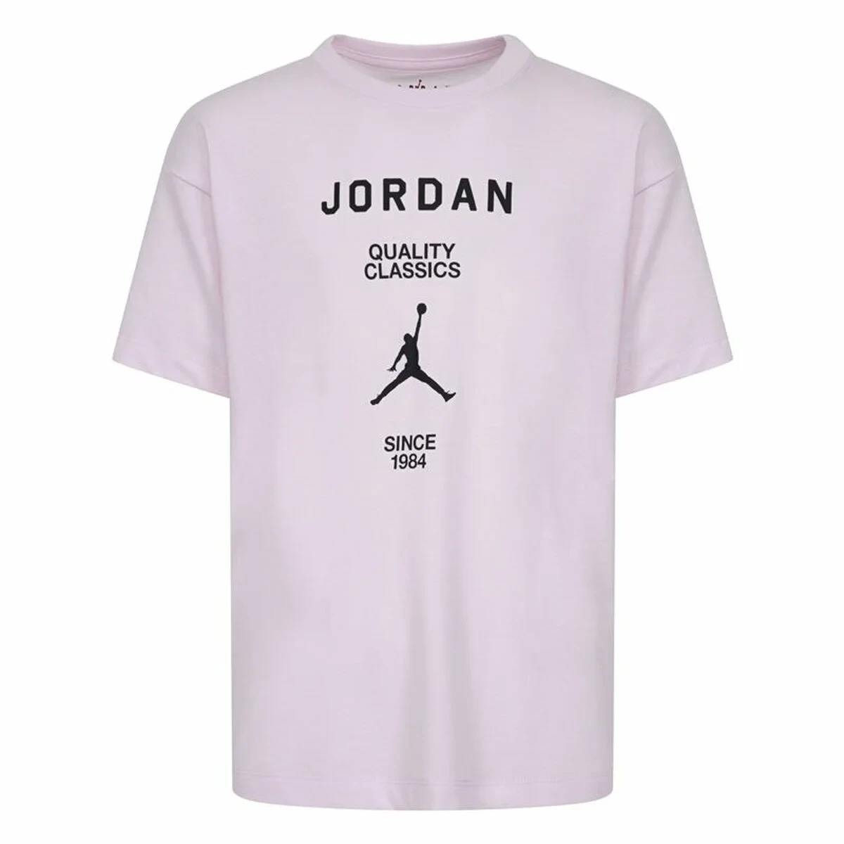 Camiseta de Manga Corta Infantil Jordan Jdg W J Ss Gf Gfx Negro Rosa