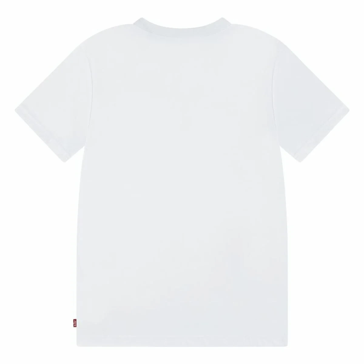 Camiseta de Manga Corta Infantil Levi's Lvb Golden Glow Batwing Blanco