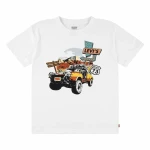 Camiseta de Manga Corta Infantil Levi's Lvb Day Trip Blanco