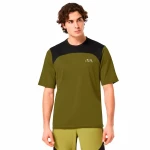 Camiseta de Manga Corta Hombre Oakley Free Ride SS Verde Oliva