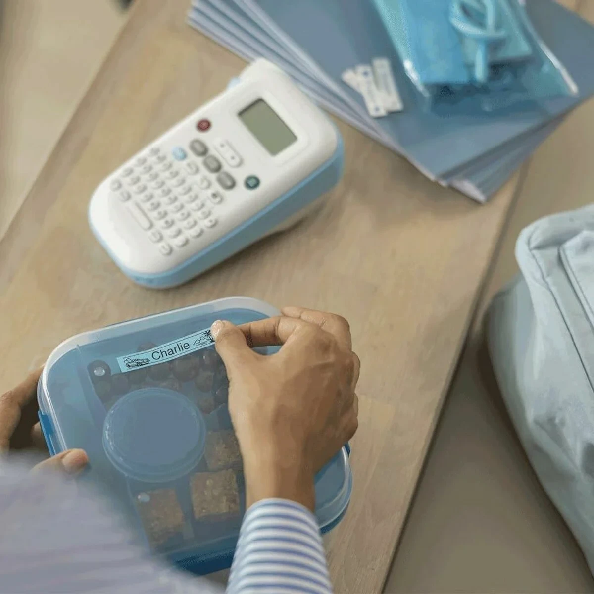 Cargador + Pilas Recargables Brother PT-N10 PORTABLE MODEL Monocromo