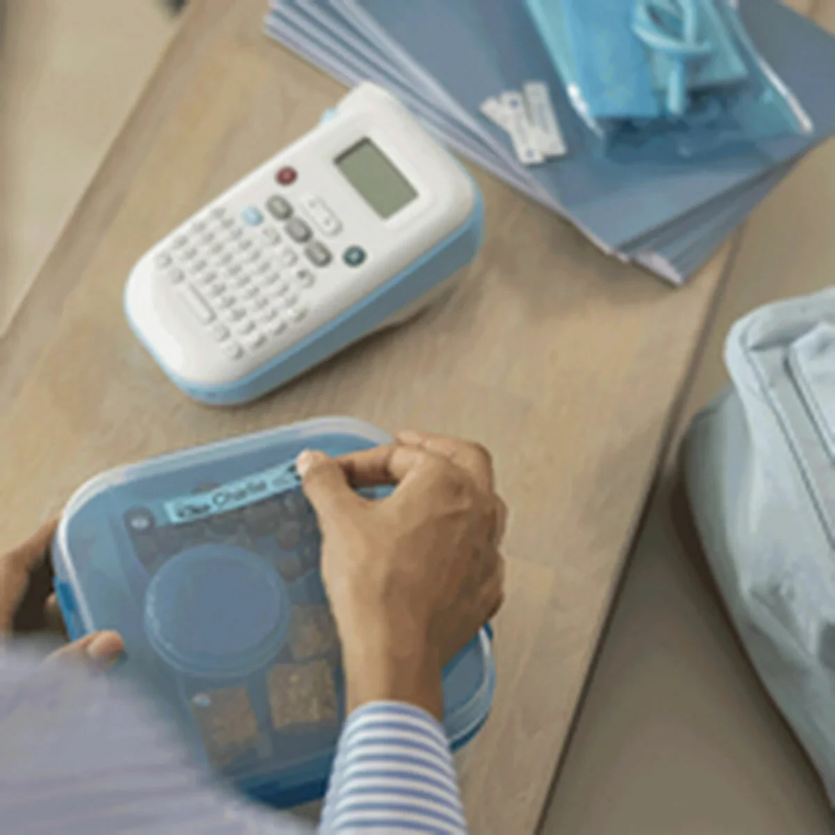 Cargador + Pilas Recargables Brother PT-N10 PORTABLE MODEL Monocromo