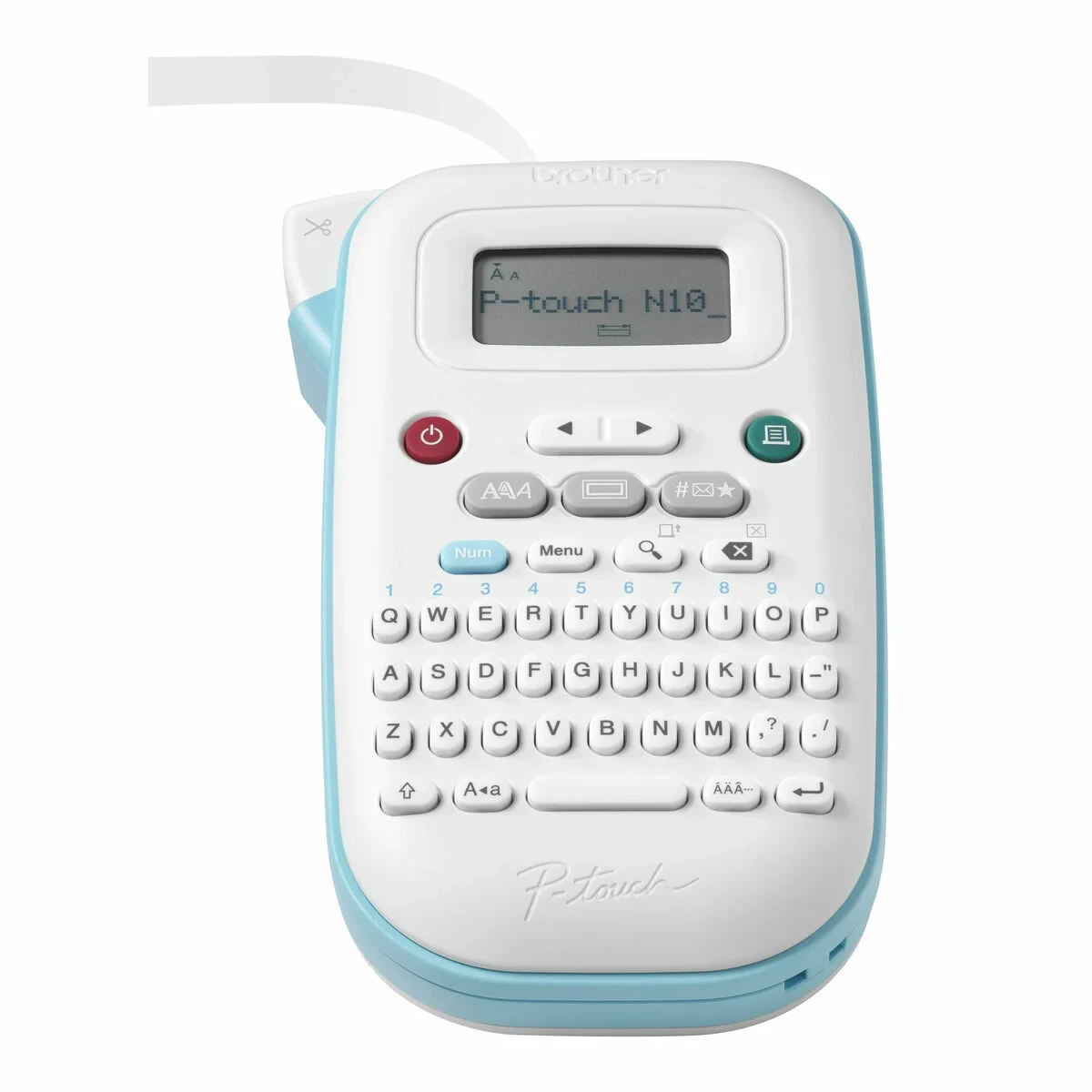 Cargador + Pilas Recargables Brother PT-N10 PORTABLE MODEL Monocromo