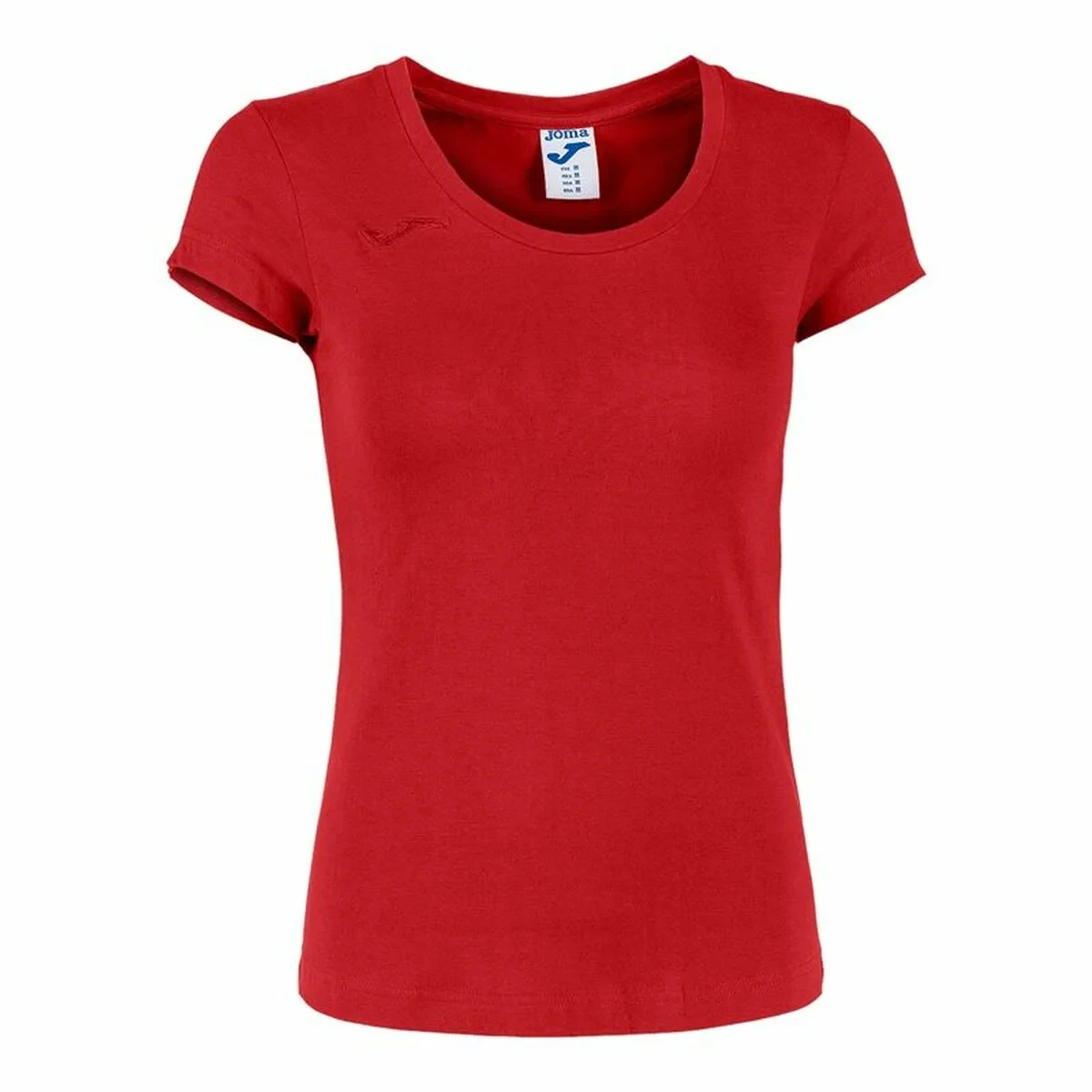 Camiseta de Manga Corta Mujer Joma Sport Verona Rojo