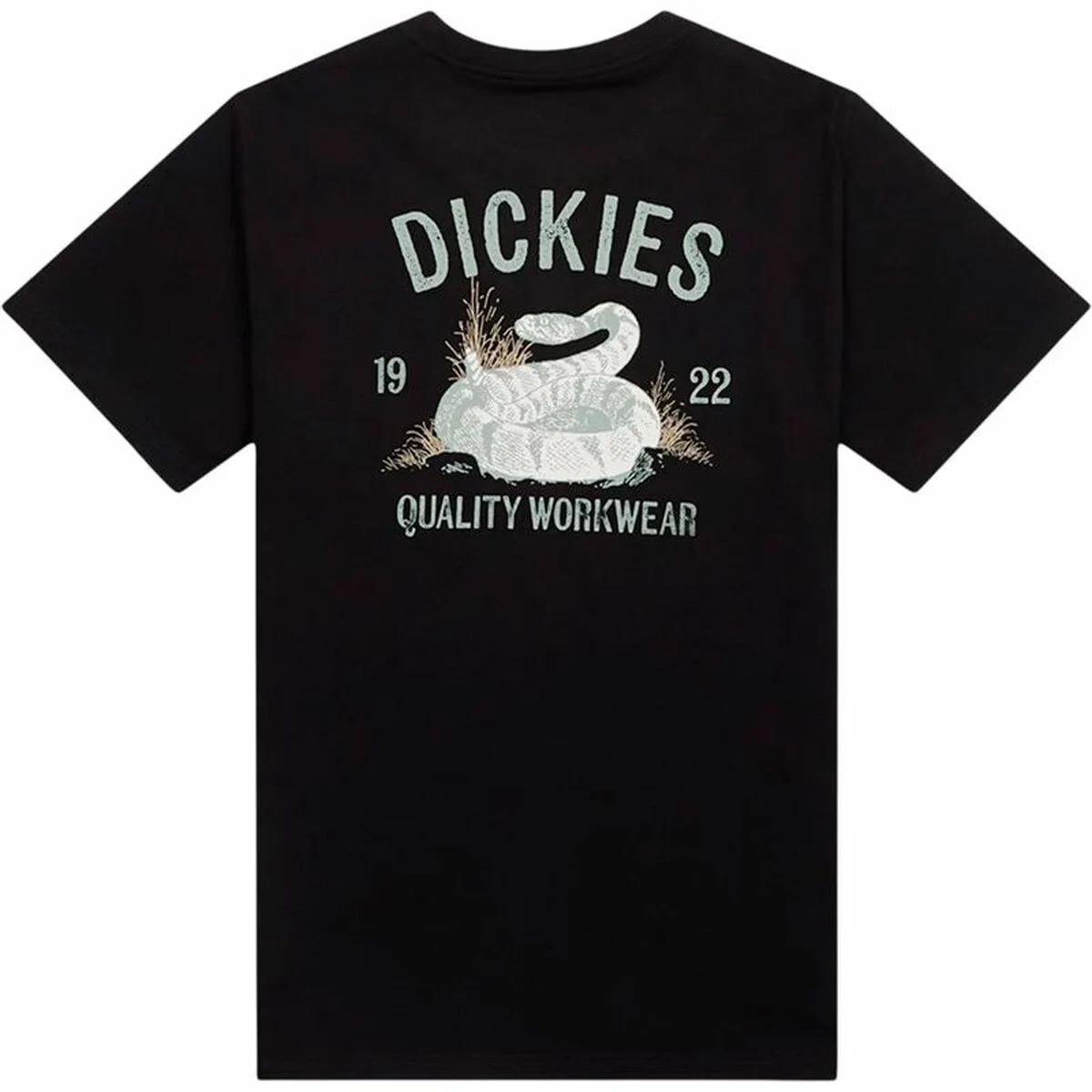 Camiseta de Manga Corta Hombre Dickies Dickies Snake Ss Tee Negro