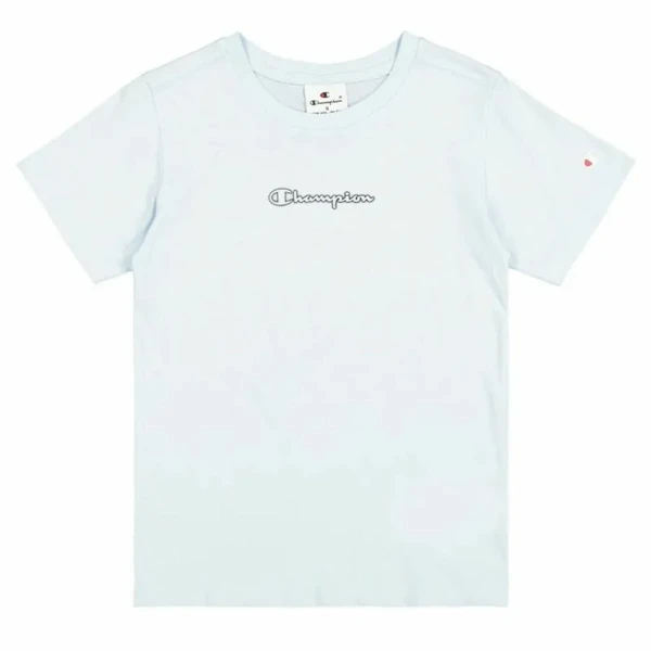 Camiseta de Manga Corta Infantil Champion Azul