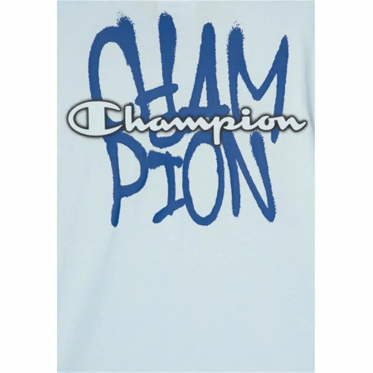 Camiseta de Manga Corta Infantil Champion Azul