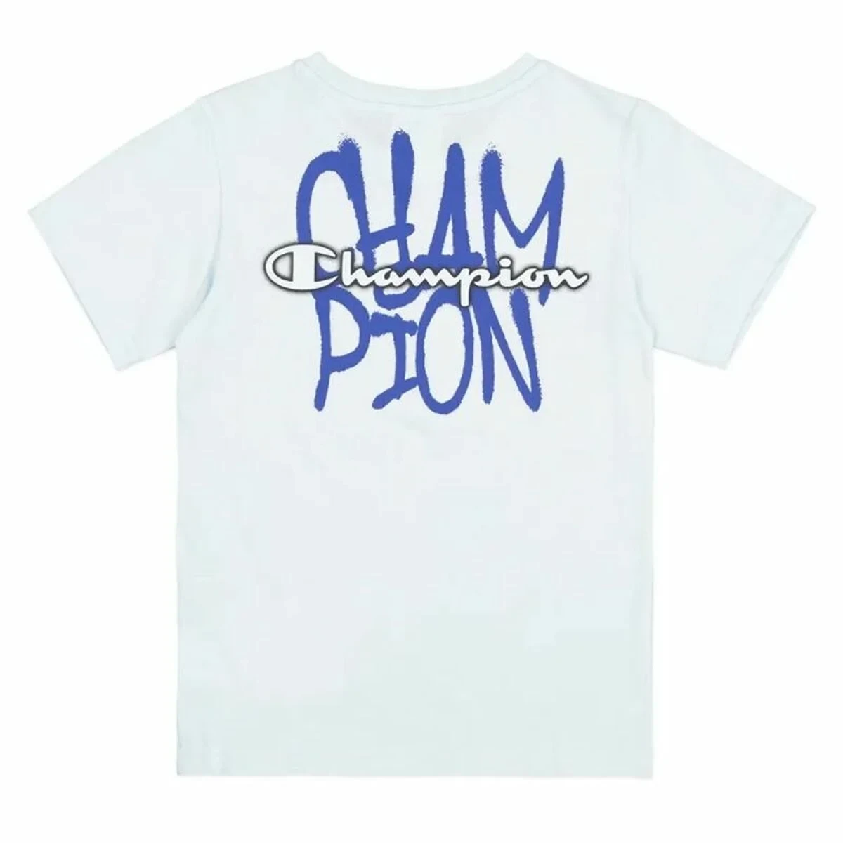 Camiseta de Manga Corta Infantil Champion Azul