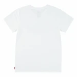 Camiseta de Manga Corta Infantil Levi's Lvg Ss Batwing Fill Blanco