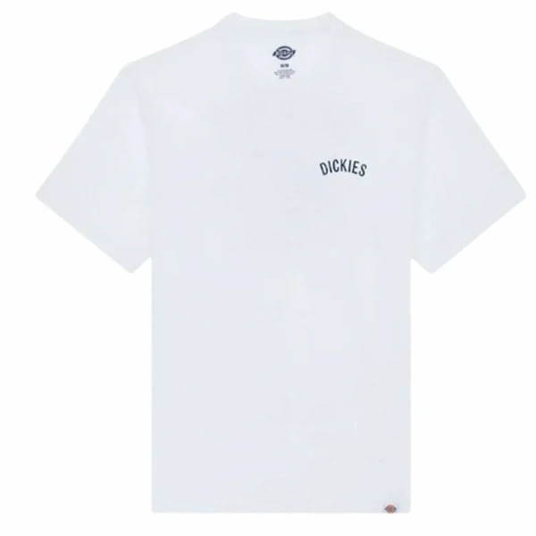 Camiseta de Manga Corta Hombre Dickies Dickies Snake Ss Tee Blanco