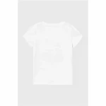 Camiseta de Manga Corta Infantil Name It Nmfvibeke Capsl Blanco