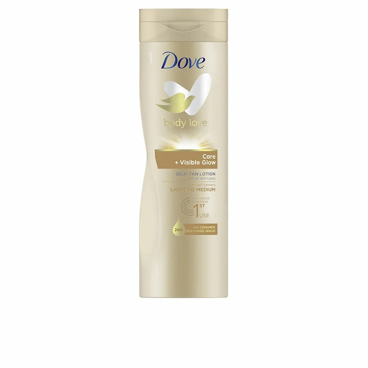 Autobronceador Corporal Dove VISIBLE GLOW 400 ml