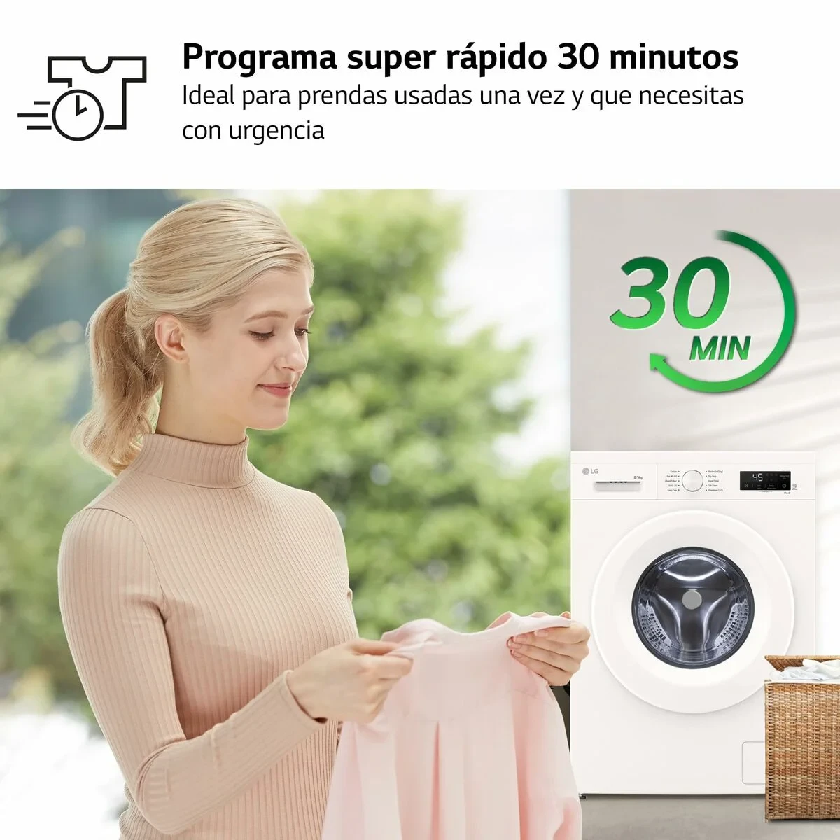 Lavadora - Secadora LG W4X1085NWH