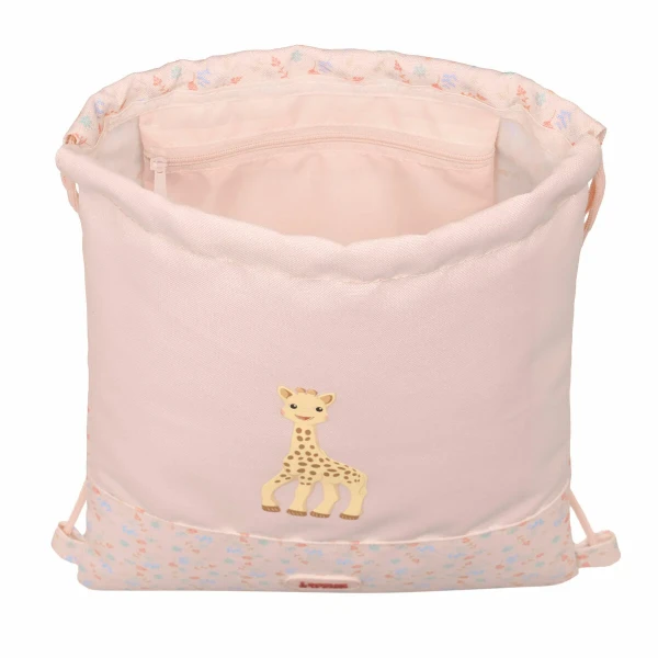 Bolsa Mochila con Cuerdas Sophie la Girafe 26 x 34 x 1 cm