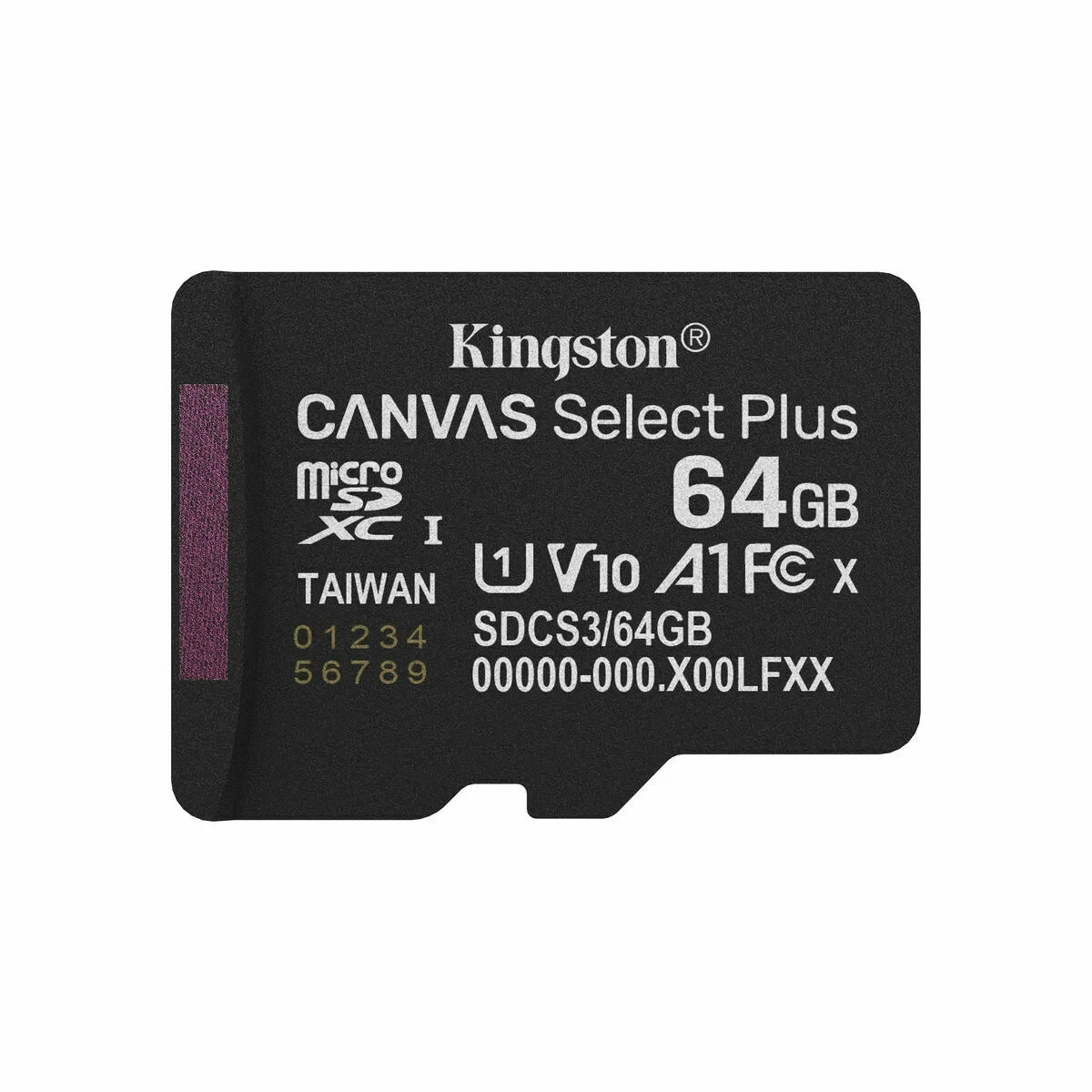 Tarjeta de Memoria Micro SD con Adaptador Kingston SDCS3/64GBSP 64 GB