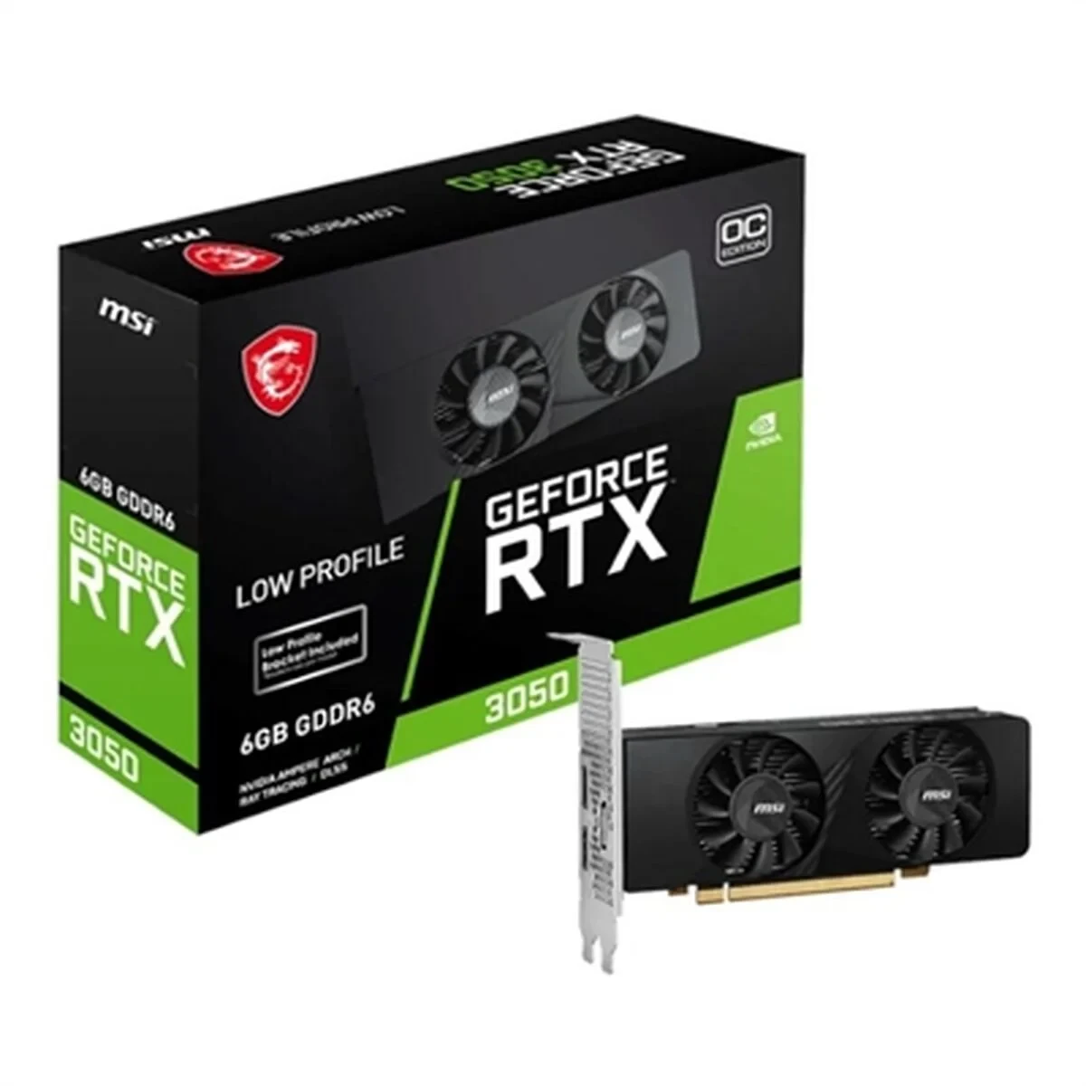 Tarjeta Gráfica MSI Nvidia GeForce RTX 3050 6 GB GDDR6