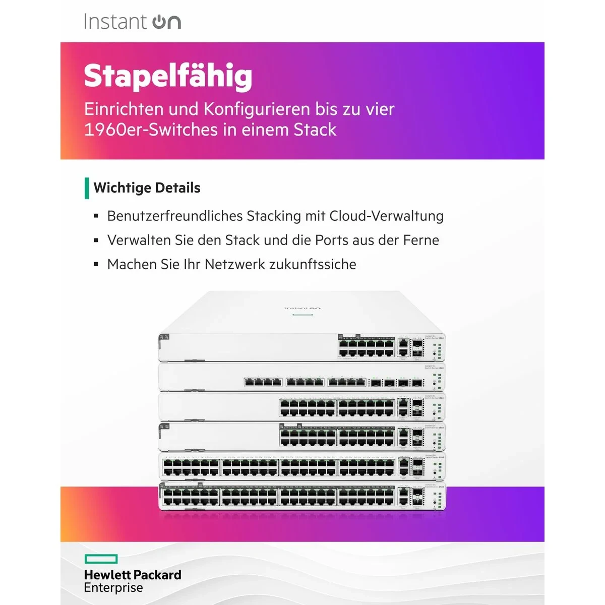 Switch Aruba JL809A 176 Gbit/s