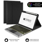 Funda para Tablet Subblim SUBKT4-BTPI03 Negro Qwerty Español QWERTY