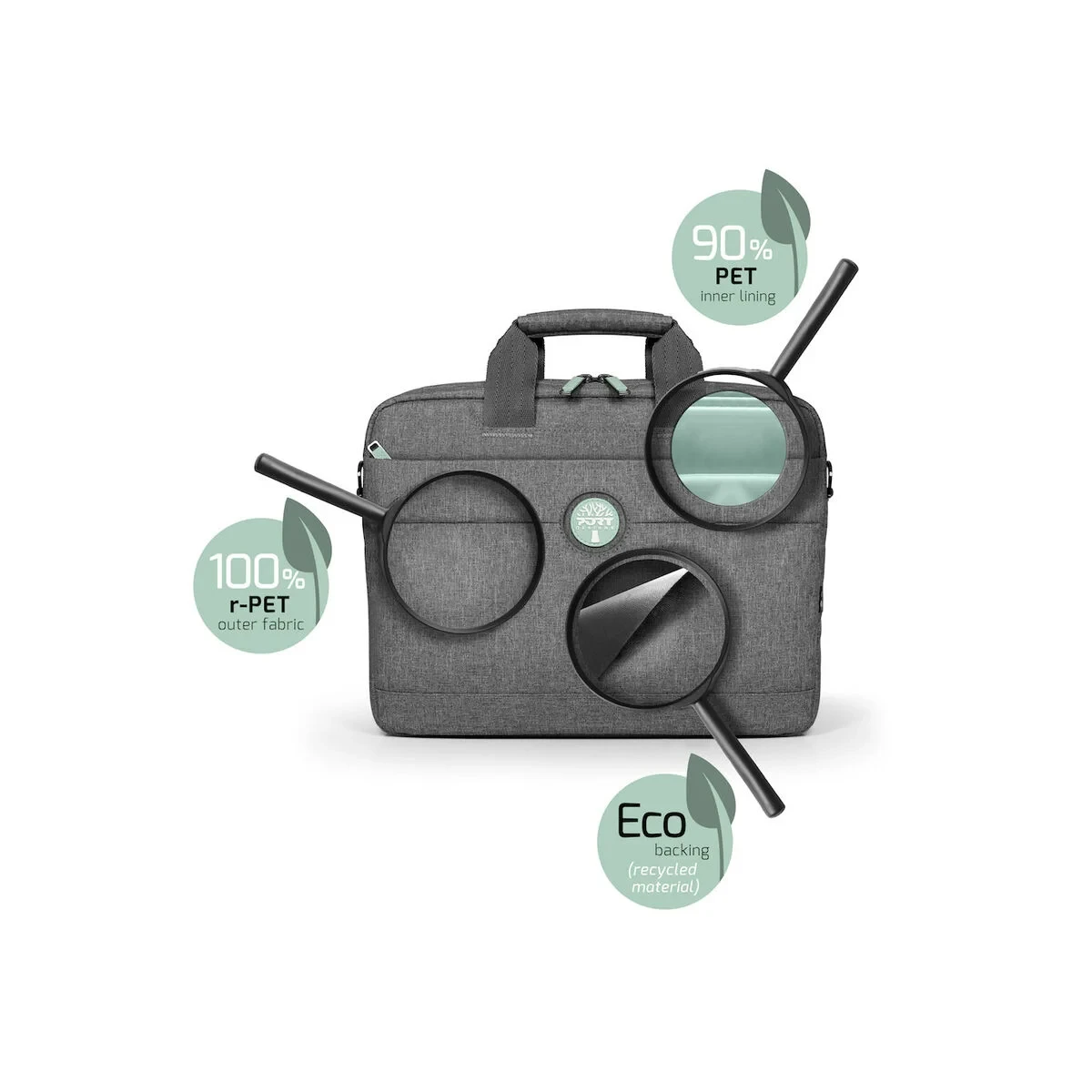 Maletín para Portátil Port Designs Gris 14"