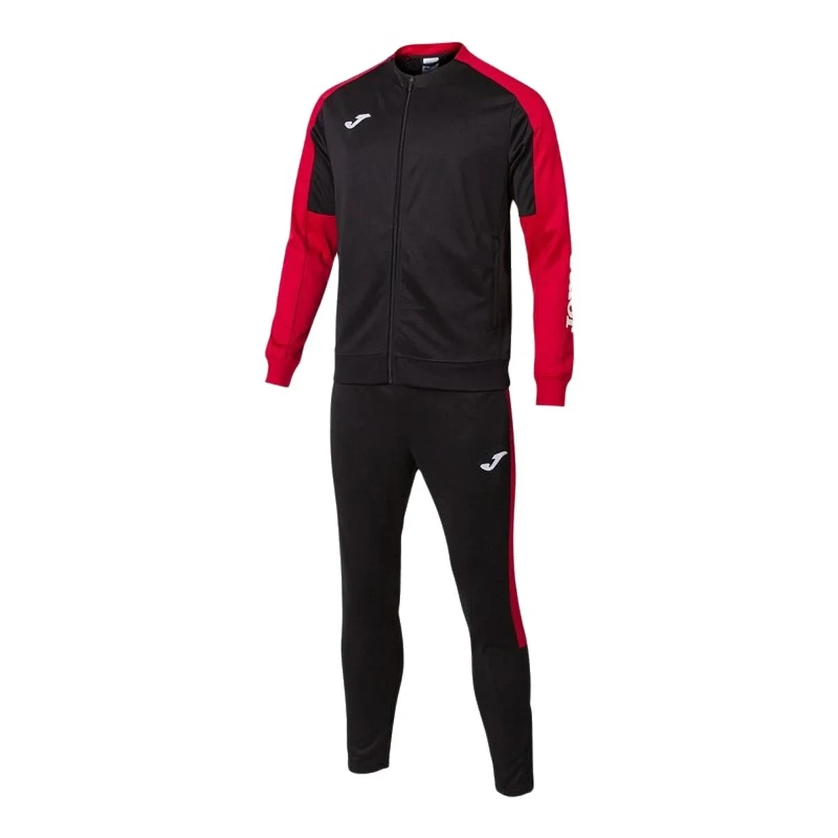 Chándal para Adultos Joma Sport Eco Championship Negro Rojo Infantil Hombre