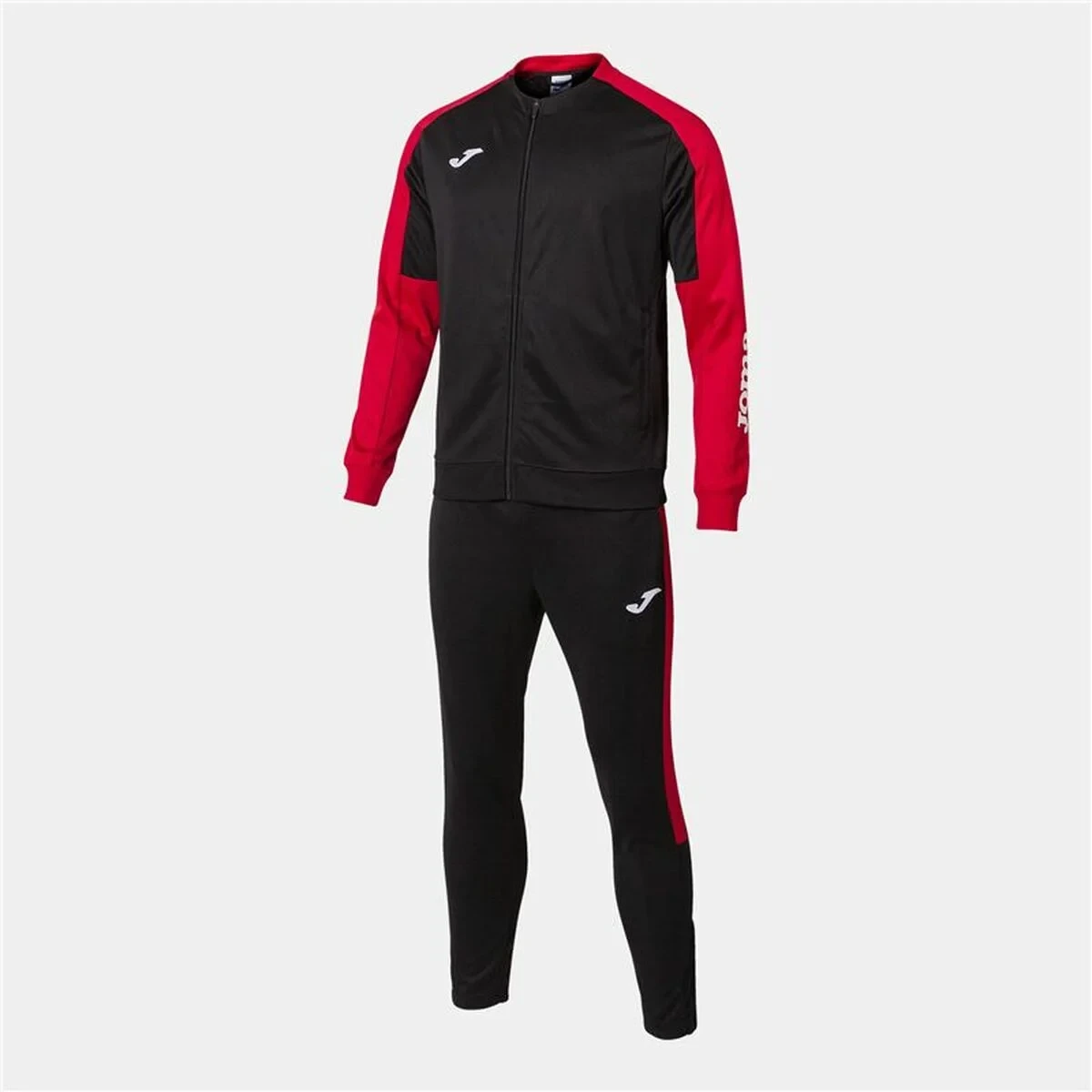 Chándal para Adultos Joma Sport Eco Championship Negro Rojo Infantil Hombre