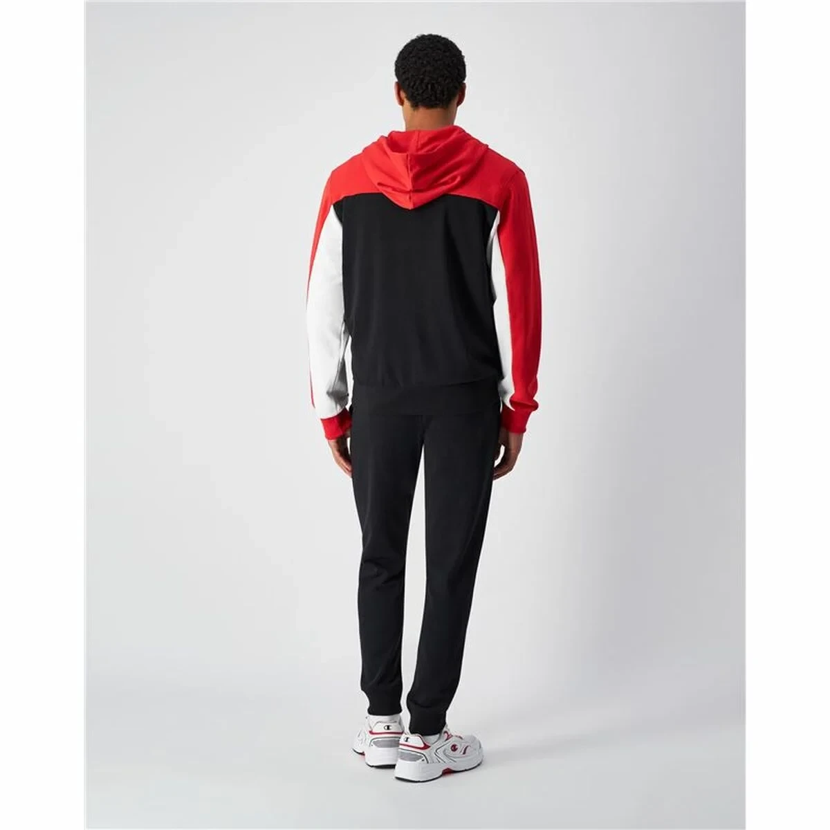 Chándal para Adultos Champion Champion Full Zip Suit Negro Rojo Hombre
