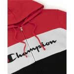 Chándal para Adultos Champion Champion Full Zip Suit Negro Rojo Hombre