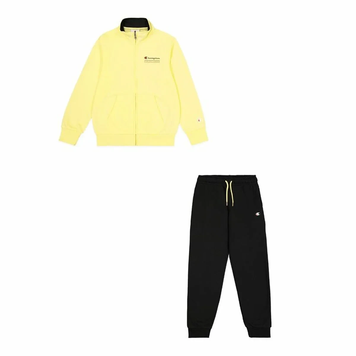 Chándal Infantil Champion Champion Full Zip Suit Amarillo Negro