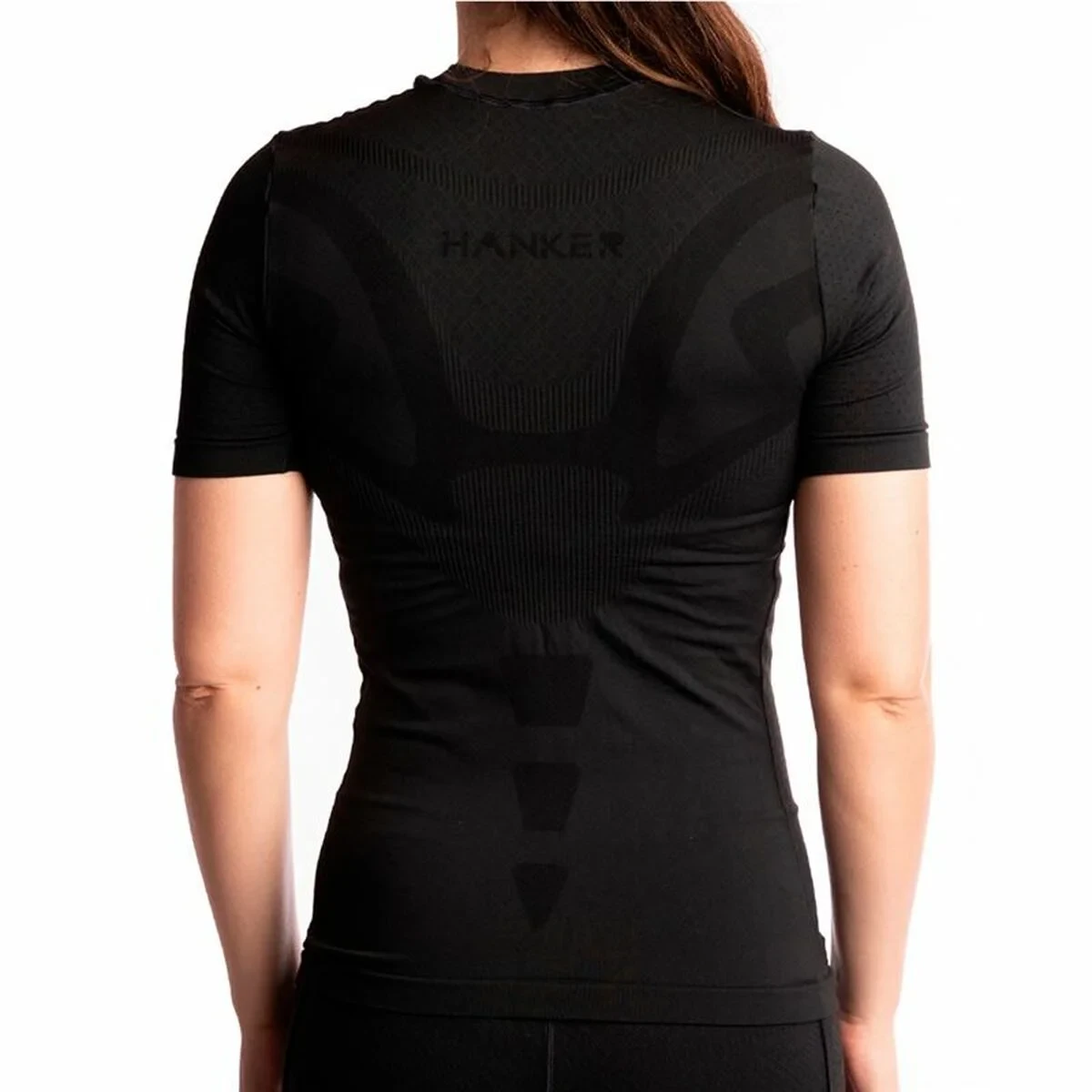 Camiseta de Manga Corta Hombre Hanker Negro