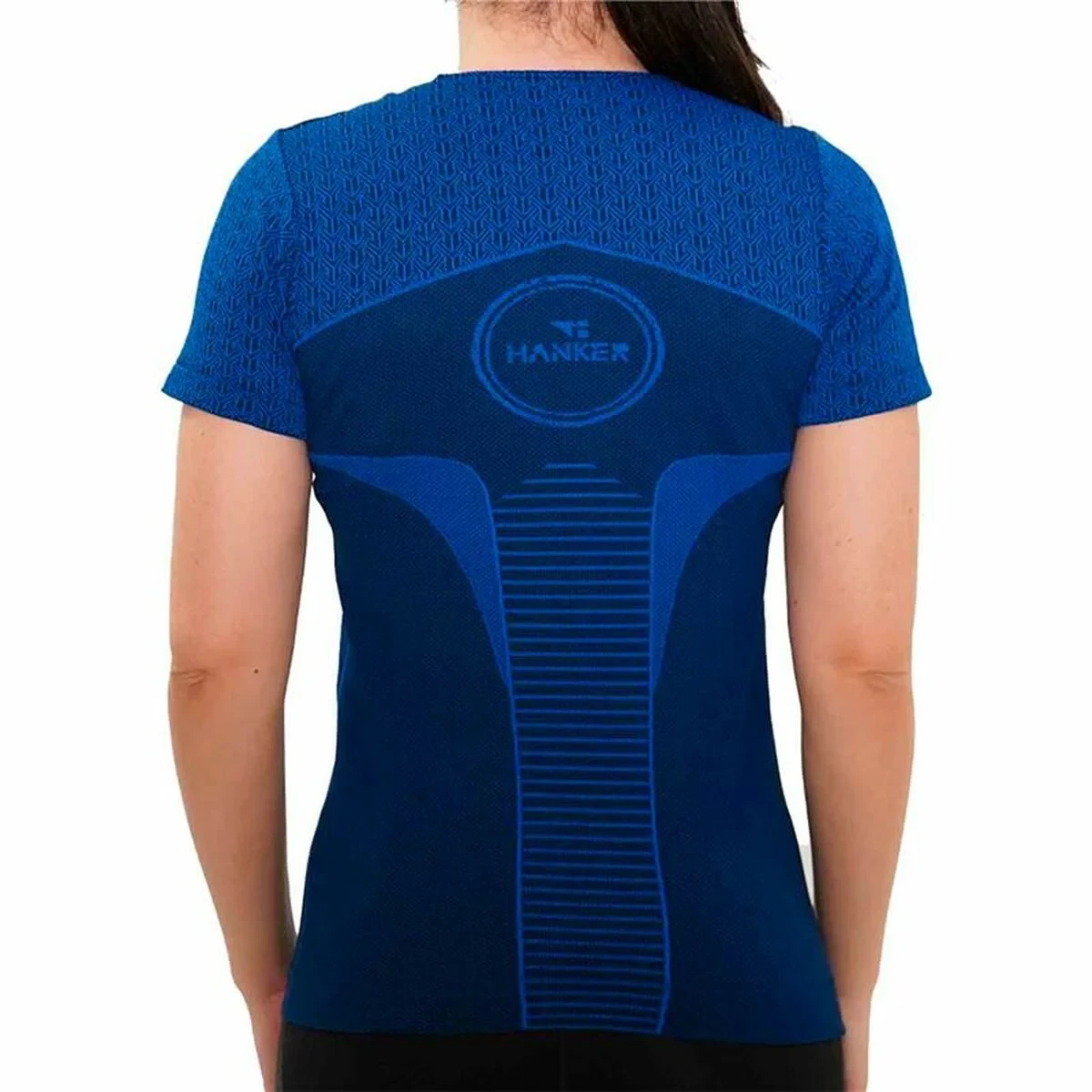 Camiseta de Manga Corta Hombre Hanker Azul