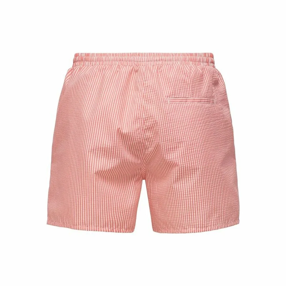 Bañador Hombre Only & Sons Onsted Stripe Seersucker Rosa