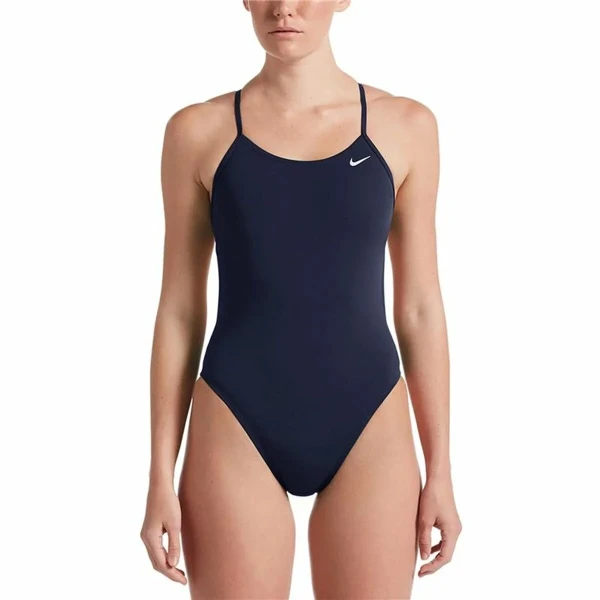 Bañador Mujer Nike Hydrastrong Solid Azul marino