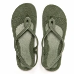 Chanclas para Mujer Brasileras Antalya Military Amarillo