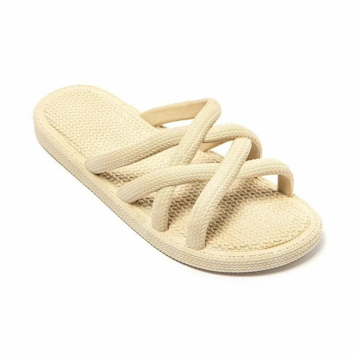 Chanclas para Mujer Brasileras Mersin Marrón claro