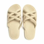 Chanclas para Mujer Brasileras Mersin Marrón claro