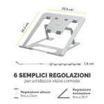 Soporte para Portátil Plegable y Regulable Fellowes Alumia