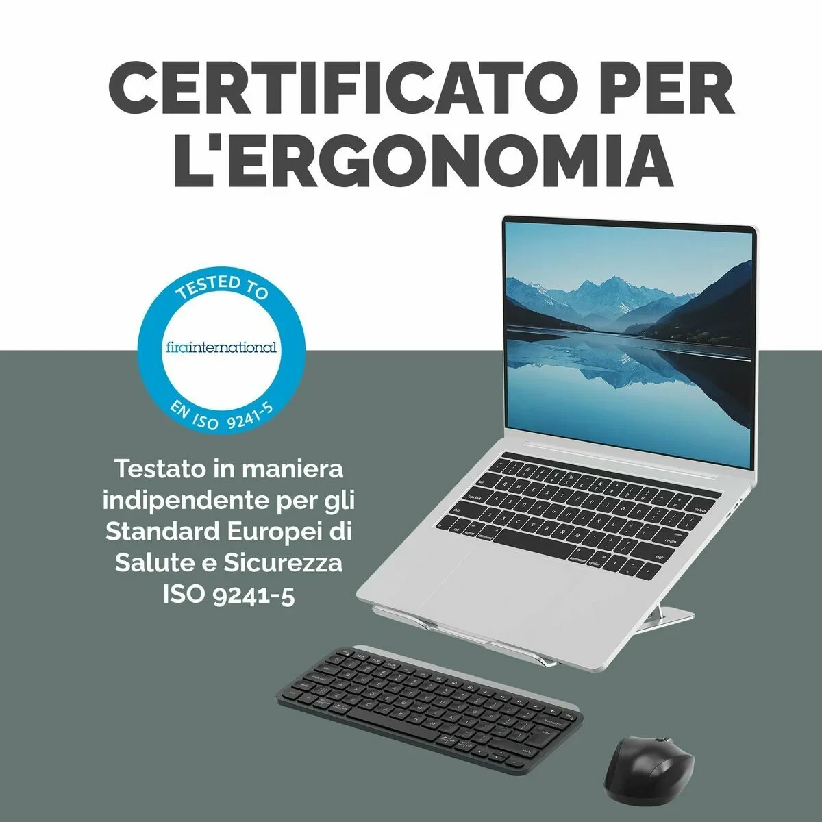 Soporte para Portátil Plegable y Regulable Fellowes Alumia