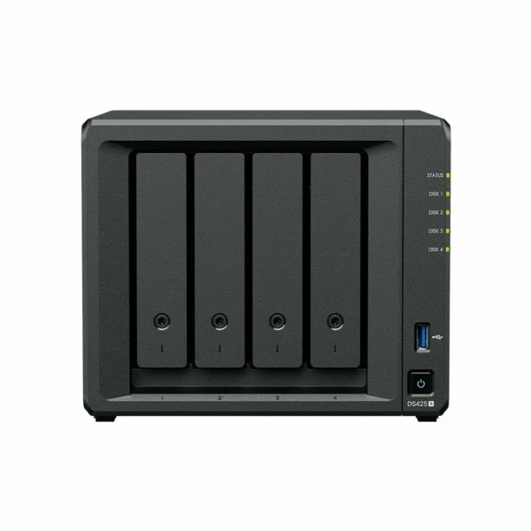 Almacenamiento en Red NAS Synology DS425+ Negro Intel Celeron J4125