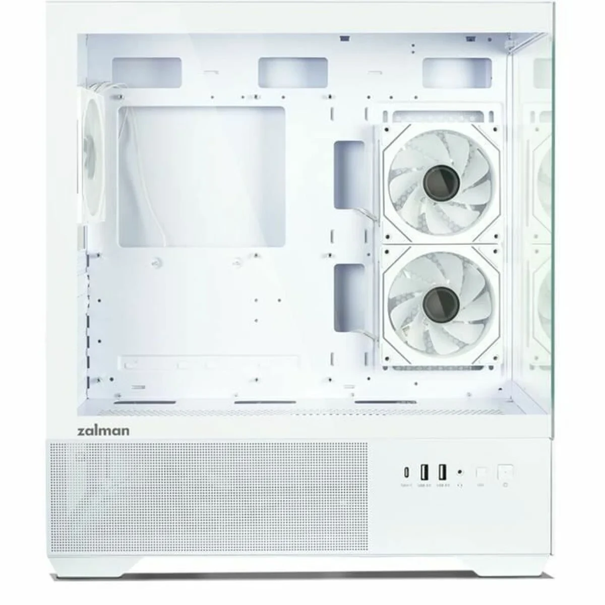 Caja Semitorre ATX Zalman CHRONIX WHITE Blanco