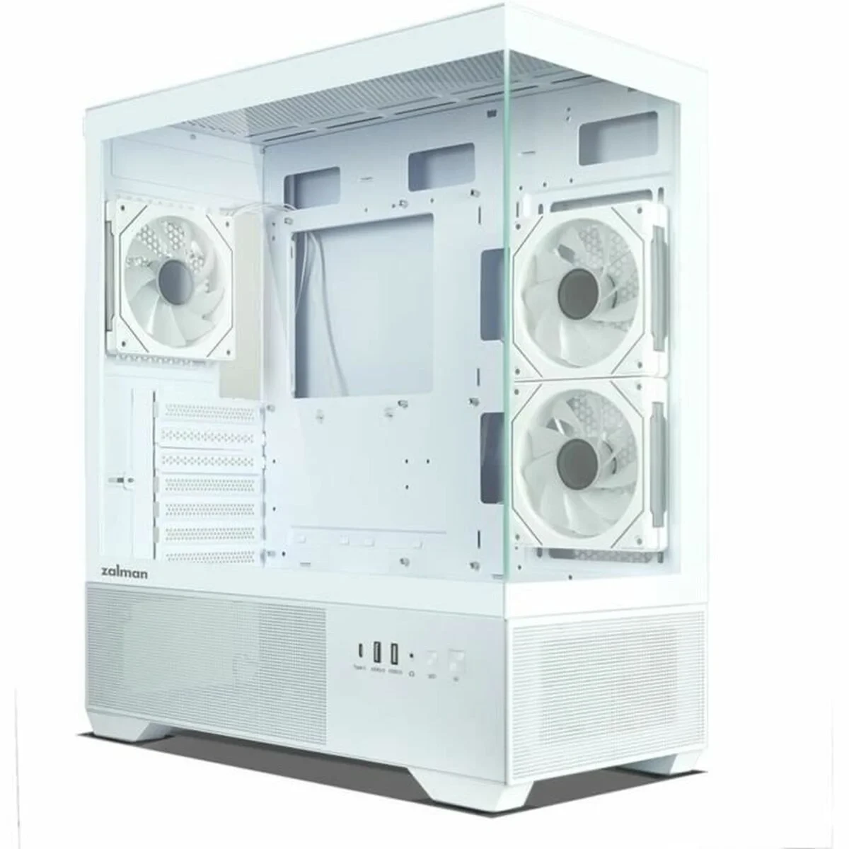 Caja Semitorre ATX Zalman CHRONIX WHITE Blanco